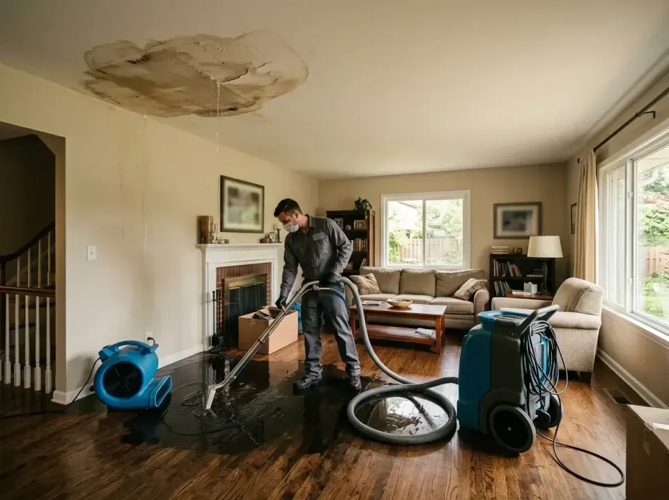 attic-pipe-burst-ceiling-drip-008 — frequently asked questions, Water Damage Restoration & Carpet Care in Paden City, WV